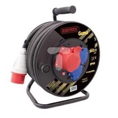 Przedłużacz bębnowy EXTREME 30m H07RN-F 5x2,5 IP44 2xGS + 1x16A/5P PSPZ1-12-30