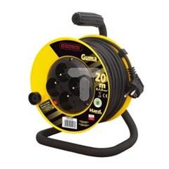 Przedłużacz bębnowy STRONG 20m H05RR-F 3G1,5 4xGS /mały beben/ PZB1-40-20G