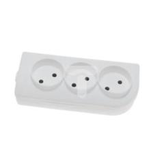 Rozgałęźnik do przedłużacza 3-gniazda b/u biały GN-3