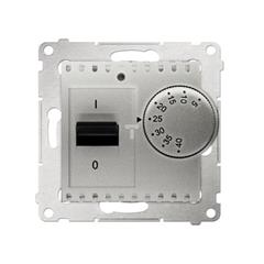 Simon 54 Regulator temperatury 5-40°C IP20 srebrny mat DRT10W.02/43 WMDR-02xxxx-043