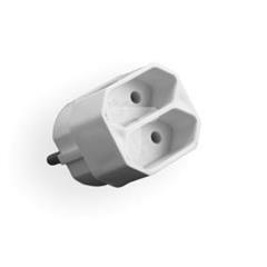 Rozgałęźnik wtyczkowy 2-gniazda b/u EURO R-2PC