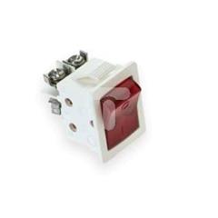 Łącznik kołyskowy z podświetleniem /zaciski śrubowe/ biały ŁKD-2N-1