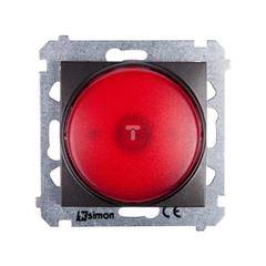 Simon 54 Sygnalizator świetlny LED czerwone światło antracyt DSS2.01/48 WMDS-020x2x-048