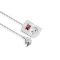 Przedłużacz z wyłącznikiem CLASSIC 1-gniazdo b/u 3m /OMY 2x1/ PSN-13W