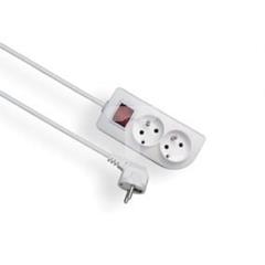 Przedłużacz z wyłącznikiem CLASSIC 2-gniazda z/u 2m /OMY 3x1/ PSN-202W
