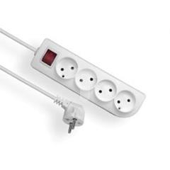 Przedłużacz z wyłącznikiem CLASSIC 4-gniazda b/u 10m /OMY 2x1/ PSN-410W