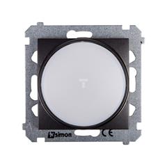 Simon 54 Sygnalizator świetlny LED białeświatło antracyt DSS1.01/48 WMDS-020xxx-048