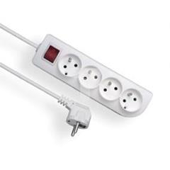 Przedłużacz z wyłącznikiem CLASSIC 4-gniazda z/u 1,5m /OMY 3x1,5/ PSN-401,5W-1,5