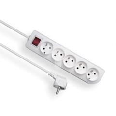 Przedłużacz z wyłącznikiem CLASSIC 5-gniazd z/u 10m /OMY 3x1,5/ PSN-5010W-1,5