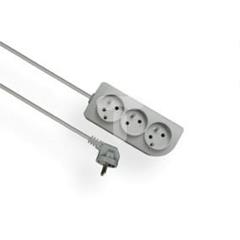 Przedłużacz CLASSIC 3-gniazda z/u 1,5m /OMY 3x1/ szary PSN-301,5-9