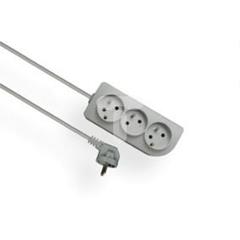 Przedłużacz CLASSIC 3-gniazda z/u 3m /OMY 3x1/ szary PSN-303-9