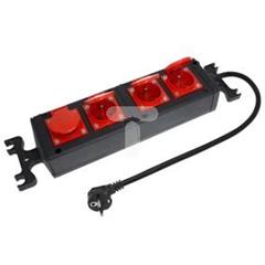 Przedłużacz warsztatowy 4-gniazda z/u 5m /H07RN-F 3x1,5/ PWP-1111-5