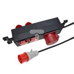 Przedłużacz warsztatowy 4-gniazda z/u + 16A/5P/400V 3m /H07RN-F 3x1,5/ PWG-11113-3
