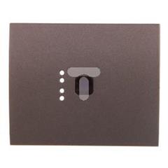 SISTENA LIFE Klawisz łącznika jednobiegunowego z podświetleniem choco 771271