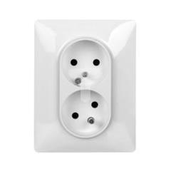 VALENA LIFE Gniazdo podwójne z/u 16A 2P+Z białe 753187