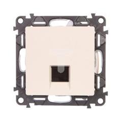 VALENA LIFE Gniazdo 1xRJ45 kat.6 UTP kremowe 753242 