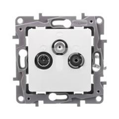 NILOE Gniazdo antenowe RTV-SAT zakończeniowe 10 dB białe 764565