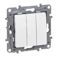 NILOE Łącznik potrójny 10 AX biały 764503