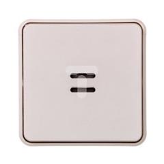 PLEXO55 Przycisk pojedynczy podświetlany antybakteryjny biały 070732