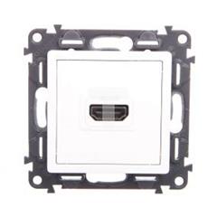 VALENA LIFE Gniazdo HDMI białe TYPU A 1.3 753171