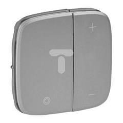 VALENA ALLURE Plakietka ściemniacza uniwersalnego bez zacisku n 400 w aluminium 752087