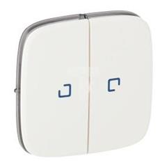 VALENA ALLURE Klawisze łącznika świecznikowego z podświetleniem led biały 755225