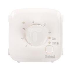 VALENA ALLURE Plakietka termostatu ogrzewania podłogowego biały 755325