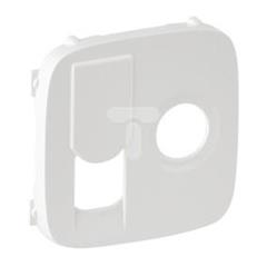 VALENA ALLURE Plakietka gniazda antenoweego tv + rj45 biały 754835