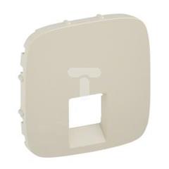 VALENA ALLURE Plakietka gniazda pojedynczego RJ11 lub RJ45 kremowy 755416