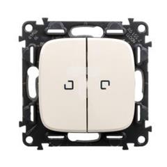 VALENA ALLURE Łącznik podwójny wielofunkcyjny z podświetleniem kremowy 755196