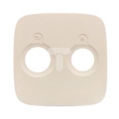 VALENA ALLURE Plakietka gniazda antenoweego tv-rd przelotowego lub gniazda antenoweego tv-rd zakończeniowego kremowy 754786