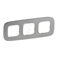 VALENA ALLURE Ramka potrójna jasny nikiel 755503