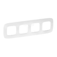 VALENA ALLURE Ramka poczwórna biały zen 754374