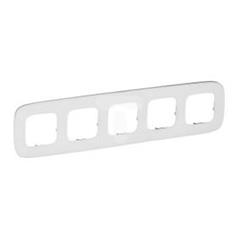 VALENA ALLURE Ramka pięciokrotna białe szkło 755545