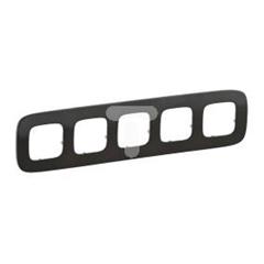 VALENA ALLURE Ramka pięciokrotna ciemny nikiel 755515