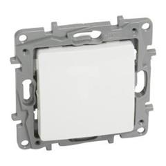 NILOE Przycisk pojedynczy podświetlany 6 A biały764522