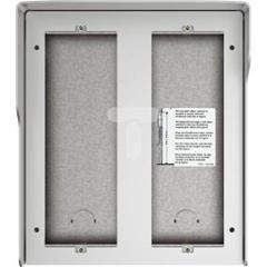 Obudowa natynkowa z daszkiem do paneli sfera 6 modułów aluminium 350661