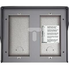 Obudowa natynkowa z daszkiem do paneli sfera 4 moduły stalowoszara 350643