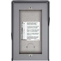 Obudowa natynkowa z daszkiem do paneli sfera 2 moduły stalowoszara 350623