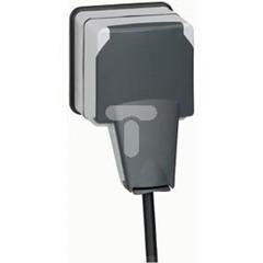 PLEXO55 Gniazdo pojedyncze z/u 2P+Z IP66 090465