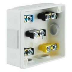 Puszka n/t hermetyczna z zaciskami 1-4mm2 86x86x40mm IP55 biała VP 022-51 61.128