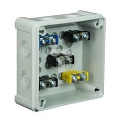 Puszka n/t hermetyczna z zaciskami 1-4mm2 98x98x42mm IP55 szara VP 042-53 61.148