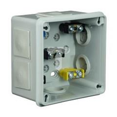 Puszka n/t hermetyczna z zaciskami 1-4mm2 98x98x65mm IP55 szara VP 043-53 61.152