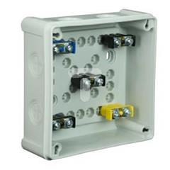 Puszka n/t hermetyczna z zaciskami 1-4mm2 118x118x46mm IP55 szara VP 052-53 61.164