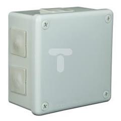 Puszka n/t hermetyczna pusta 118x118x68mm IP55 popiel VP 053-03 61.166