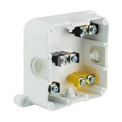 Puszka n/t hermetyczna z zaciskami 1-4mm2 88x88x40mm IP44 biała VP 064-51 61.172