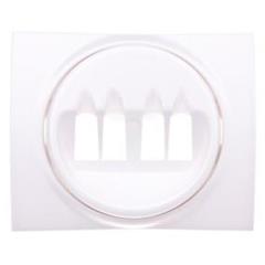 SISTENA LIFE Plakietka gniazda głośnikowego podwójnego pearl 771525