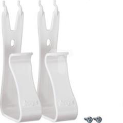 Uchwyt dla urządzeń multimedialnych plastikowy biały /zestaw 2szt./ VZ02MM