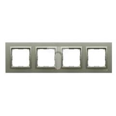 VENA2 Ramka poczwórna satyna 525084