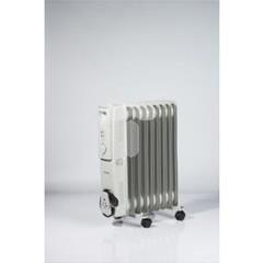 Grzejnik olejowy moc 9 żeberek 2000 W  kolor szary VO0273